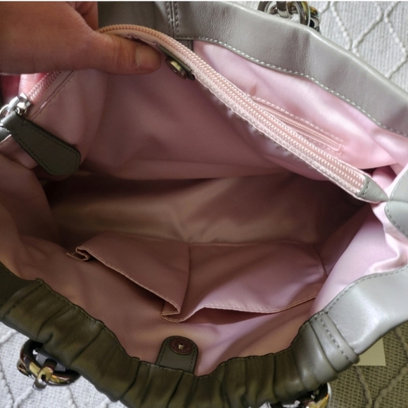 NWT Coach Ashley Ruched Leather Shoulder Bag W/2 Freebies - Picture 8 of 13